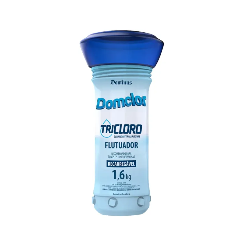 FLUTUADOR (TRICLORO 1.6KG) - DOMCLOR - 1.6KG