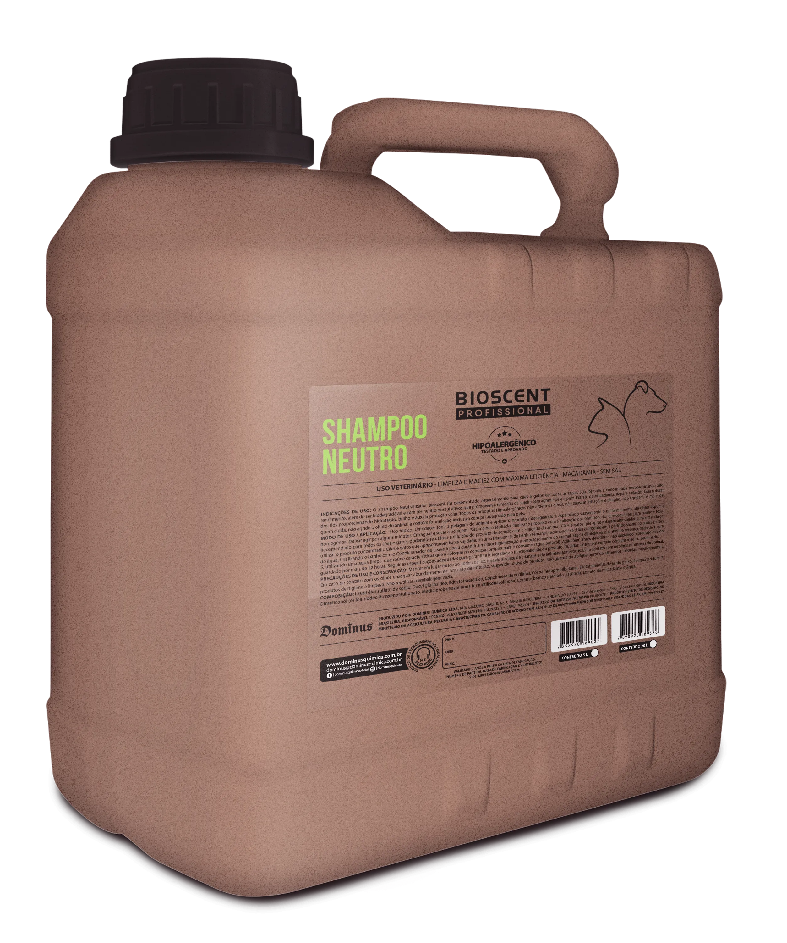 SHAMPOO NEUTRO - 5 LT