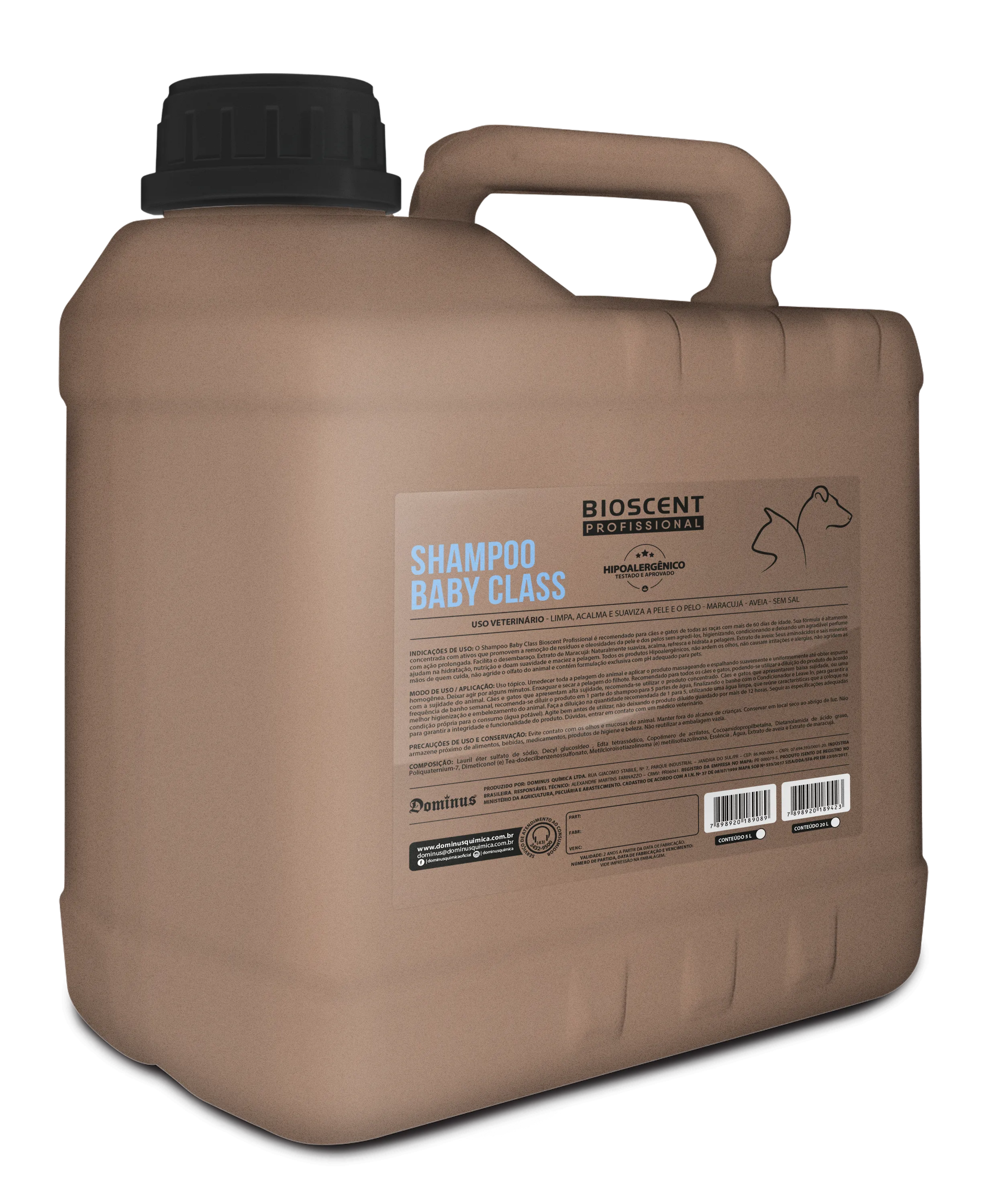 SHAMPOO BABY CLASS - FILHOTES - 5LT