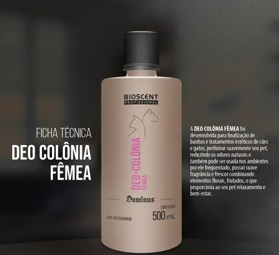 DEO COLÔNIA FÊMEA - 500mL